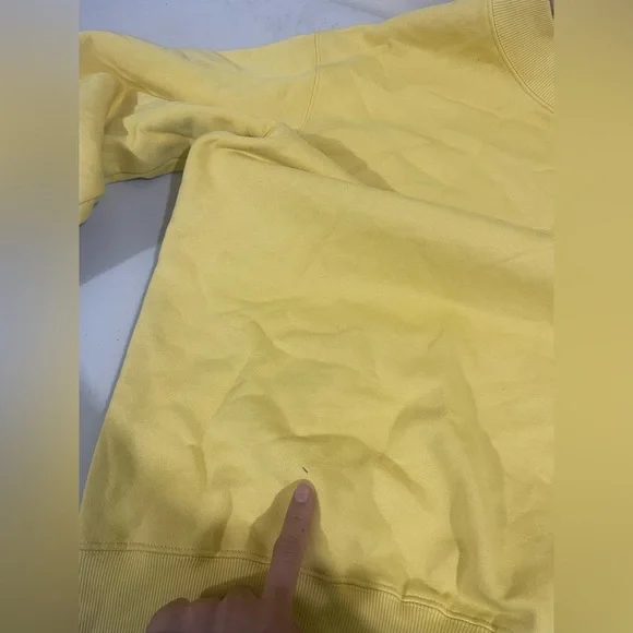 Daily Drills Sunny Yellow Crewneck Sweater - Picture 5 of 9